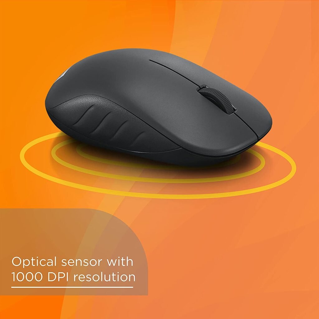Lenovo 130 Wireless Optical Mouse (2.4GHz Wireless, Black) - Royal Computer  Solution