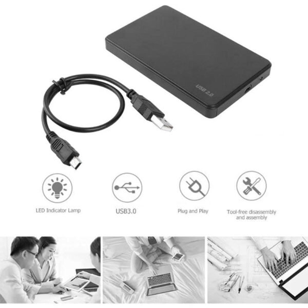 2.5 USB 3.0 HDD Enclosure Easy to Use Portable hdd casing - Royal Computer  Solution