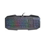 Foxin FGK-902 USB Gaming Keyboard with RGB Backlight with Anti-abrasive, Ergonomic Design For Maximum Performance , Receptive keypad with media control for PC, Laptop, Notebook (Black)