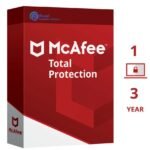 McAfee Total Protection license- 1 PC, 3 Years Box