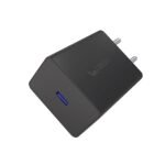 UBON 30W Fast Charger Adapter with Type-c Cable & Organizer Bag, Player CH-161, Mobile Charger Supports QC, Flash, Dash, WARP & VOOC Modes, Offer Smart IC Protection, Universal Compatible (Black)