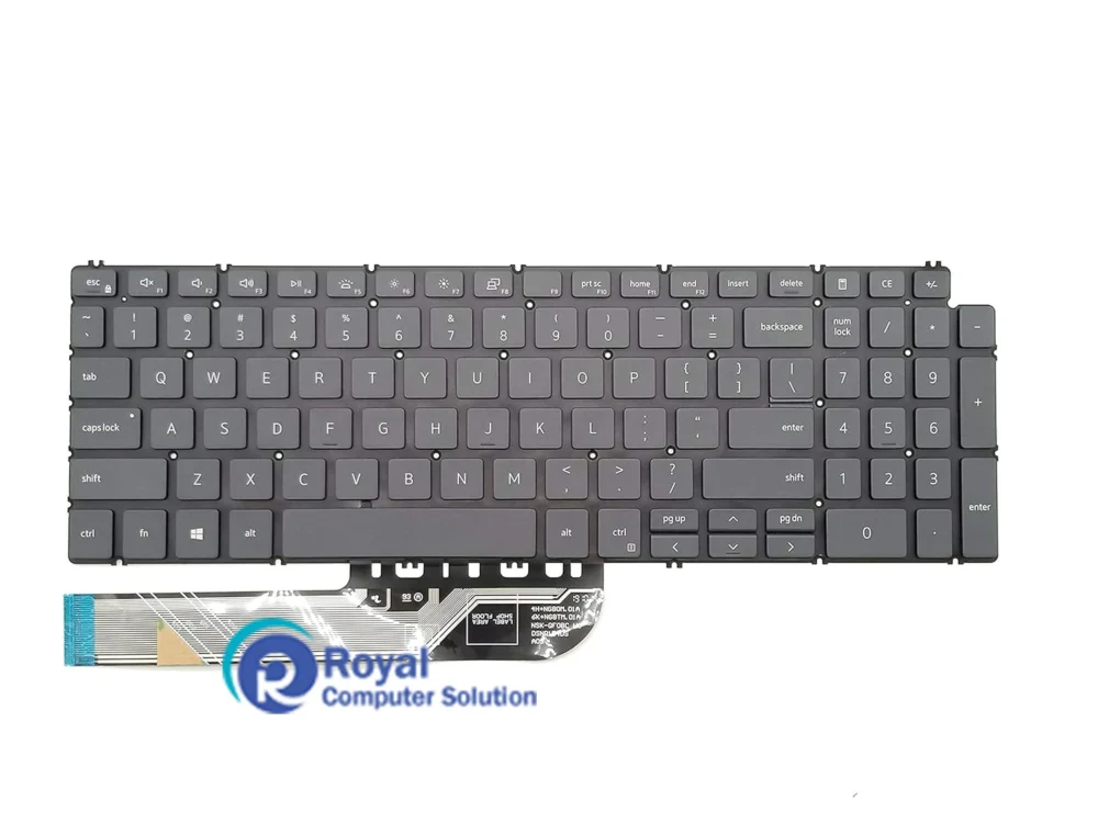 thumbnail image 2 of New Backlit Keyboard For Dell Inspiron 15 5584, 5590, 5593, 5594, 5598 – US Layout, Black 2 of 5