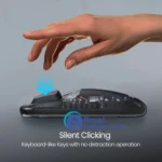 Portronics Toad 5 Bluetooth & 2.4 GHz Wireless | Rechargeable | RGB Lighting | Keyboard-like Buttons