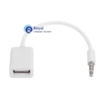 USB Aux Audio Cable Adapter 3.5mm Male Jack Plug to 2.0