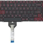 Laptop Keyboard for Acer Nitro 5 AN515-55, AN515-56, AN515-57, AN515-58, AN515-45,AN517-52 Backlight With Red Key