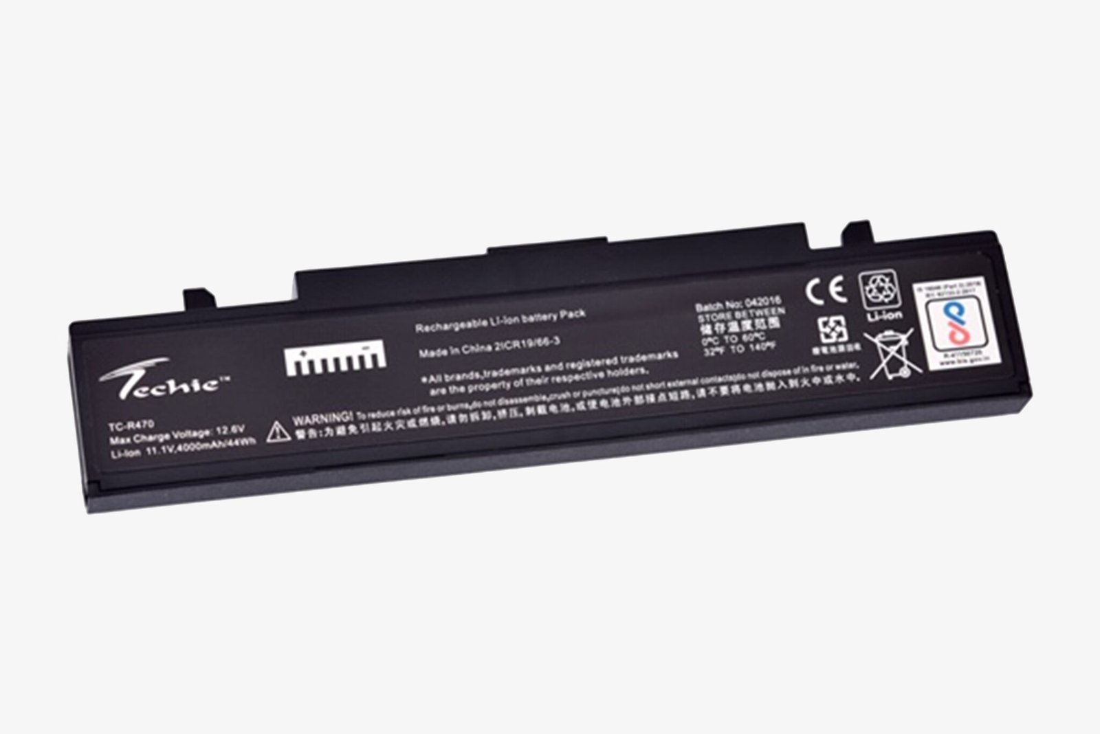 Battery for Samsung R470 – R580, R428, R430, R440, R460, R465, R478 Laptops (4000mAh, 6-Cell)