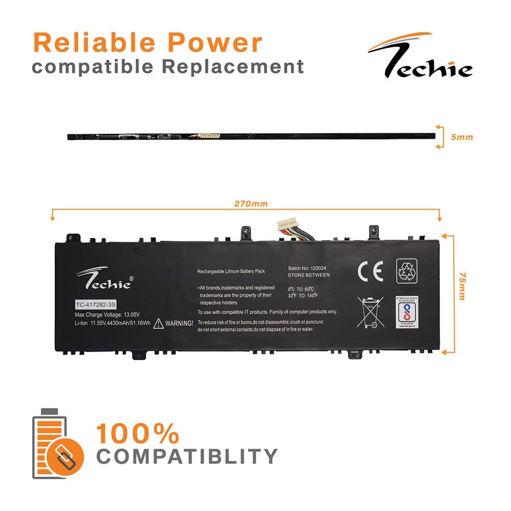 INFINIX 417282-3S 1, In book X2 XL21, X3 PLUS XL31 Laptops (4430mAh, 3 Cell) - Image 2