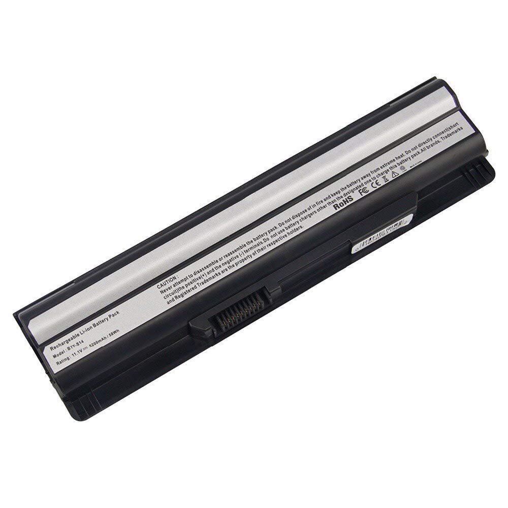 Battery for MSI BTY-S14 – BTY-S15, GE620 Series Laptops (4000mAh, 6-Cell)
