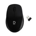 Wireless Mouse DS320-Black with USB Type A Connector, 1200DPi, Lightweight | Marketed by Dell