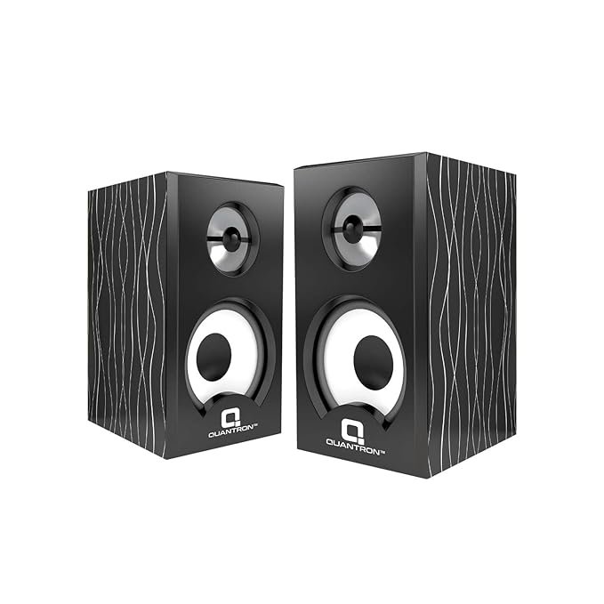 Quantron Computer Speaker QWS-1205 USB 2.0 with 3.5MM Audio Jack, Heavy bass with Stereo Sound 3 x 2 watts - Image 2
