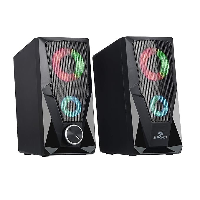Zebronics Zeb-Warrior 2.0 Multimedia Speaker With Aux Connec tivity,USB Powered And Volume Control