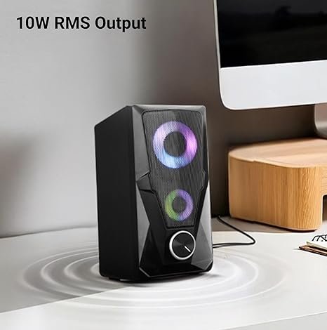 Zebronics Zeb-Warrior 2.0 Multimedia Speaker With Aux Connec tivity,USB Powered And Volume Control - Image 2