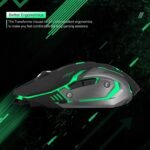 ZEBRONICS-Transformer-M with a High-Performance Gold-Plated USB Mouse: 6 Buttons, Multi-Color LED Lights,High-Resolution Sensor with max 3600 DPI, and DPI