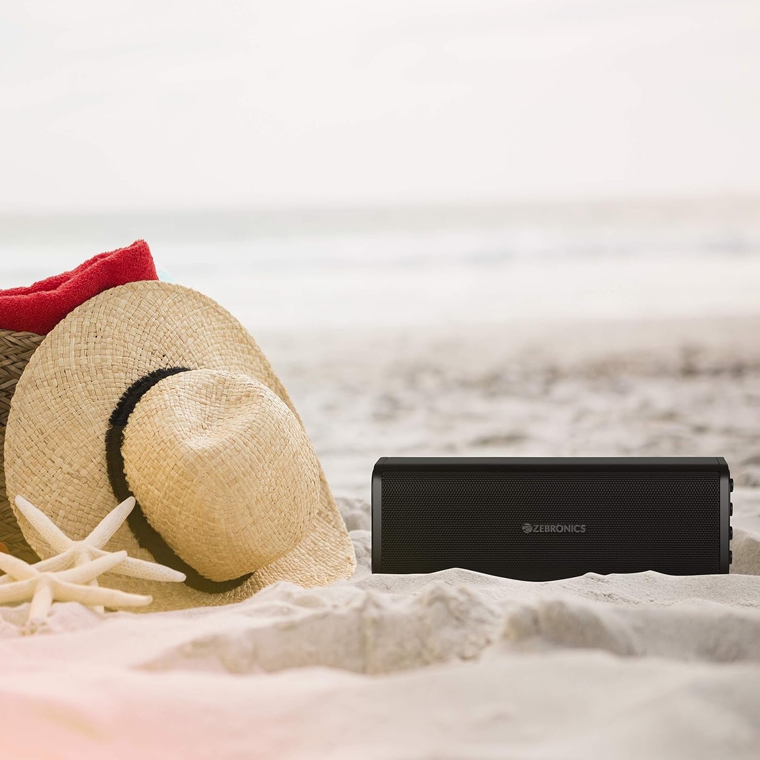 Zebronics ZEB-VITA Wireless Bluetooth 10W Portable Bar Speaker With Supporting USB, SD Card, AUX, FM, TWS & Call Function (Black) - Image 2