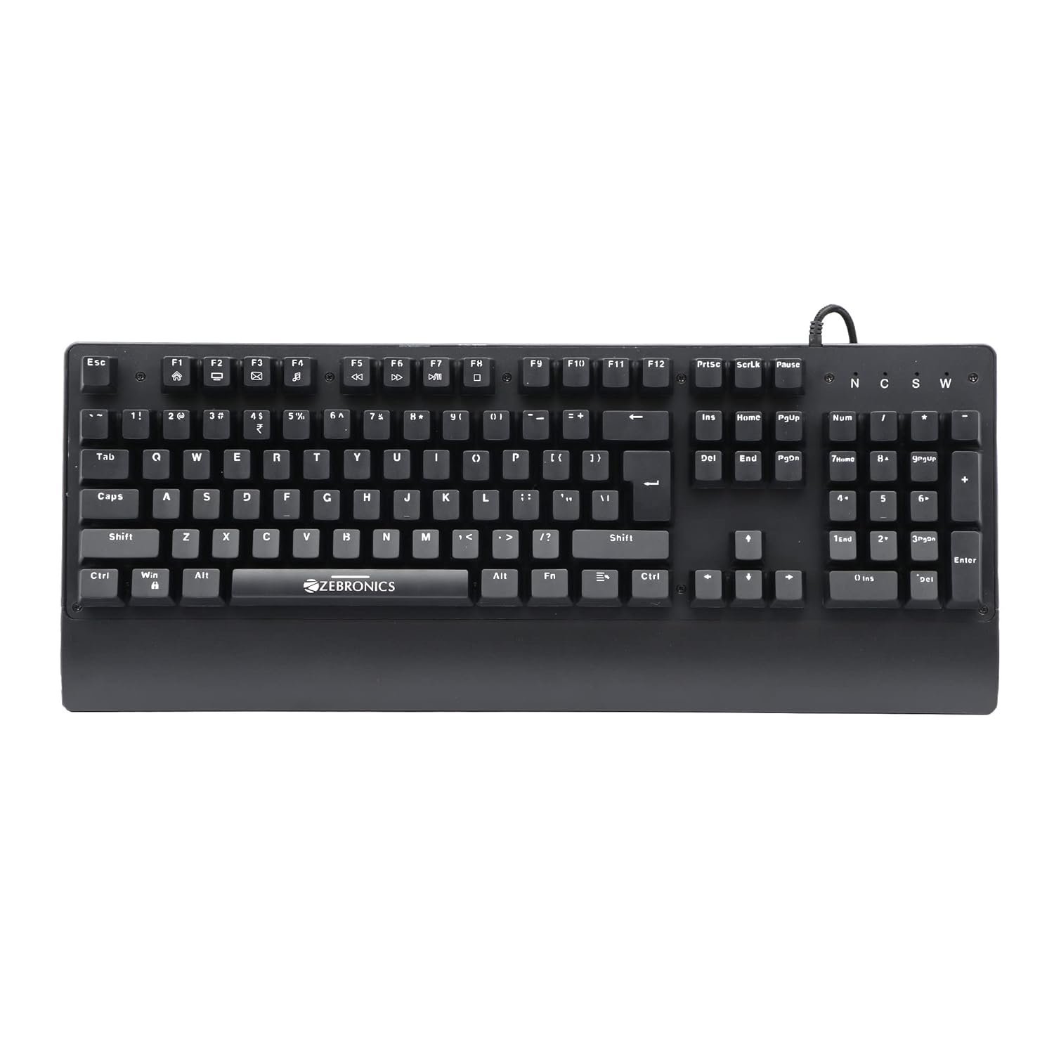 If you're searching for a reliable and high-performance mechanical keyboard to elevate your typing or gaming experience, the ZEBRONICS Zeb-Nitro 1 is a standout choice. - Image 3