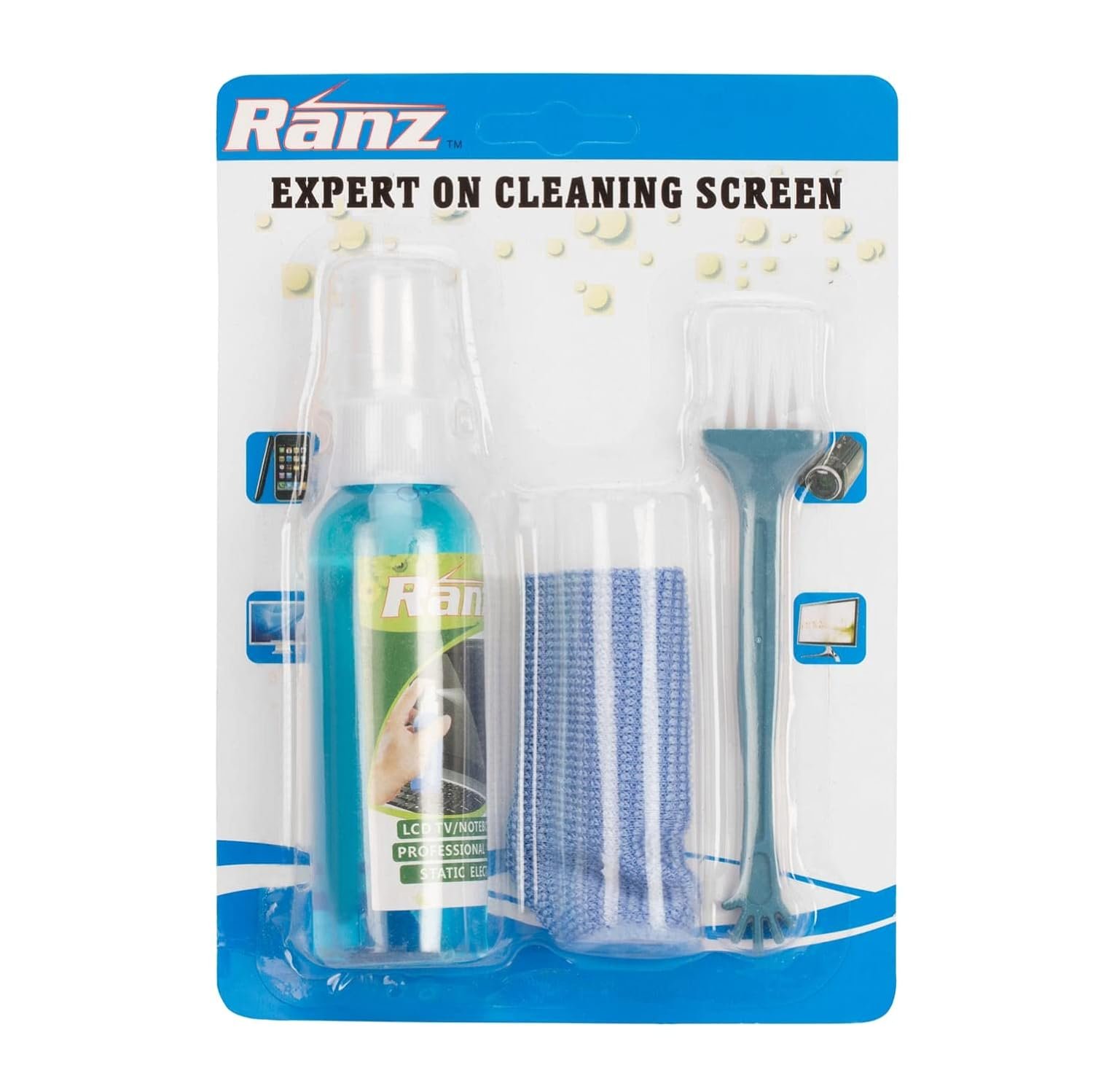 3 in 1 Screen Cleaning Kit for Laptops, Mobiles, LCD, LED, Computers and TV - Image 3